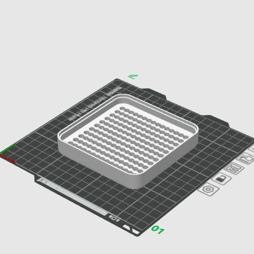 STL file | Pegboard | Organizer | Midi | Iron-on beads | Stackable |