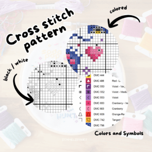 Cross Stitch Pattern RUN Englisch PDF