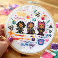 K-pop Cross Stitch Pattern English PDF