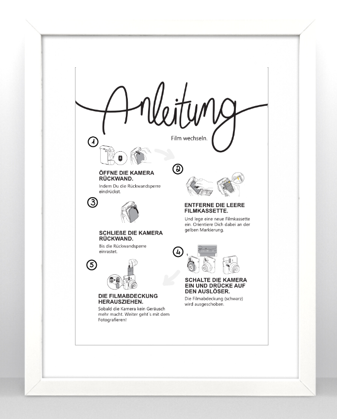 Instructions for Instax Mini 12