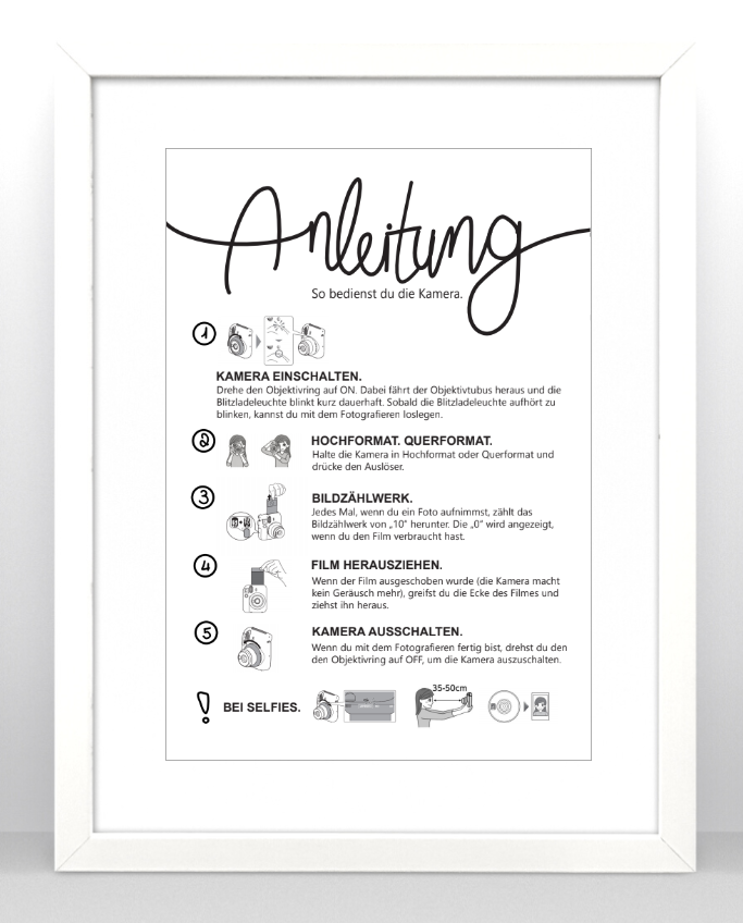 Instructions for Instax Mini 12