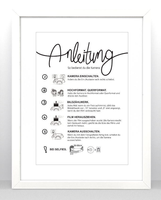 Instructions for Instax Wide 300