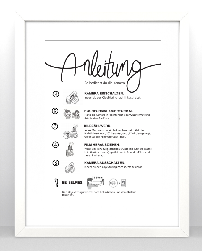 Instructions for Instax SQ1